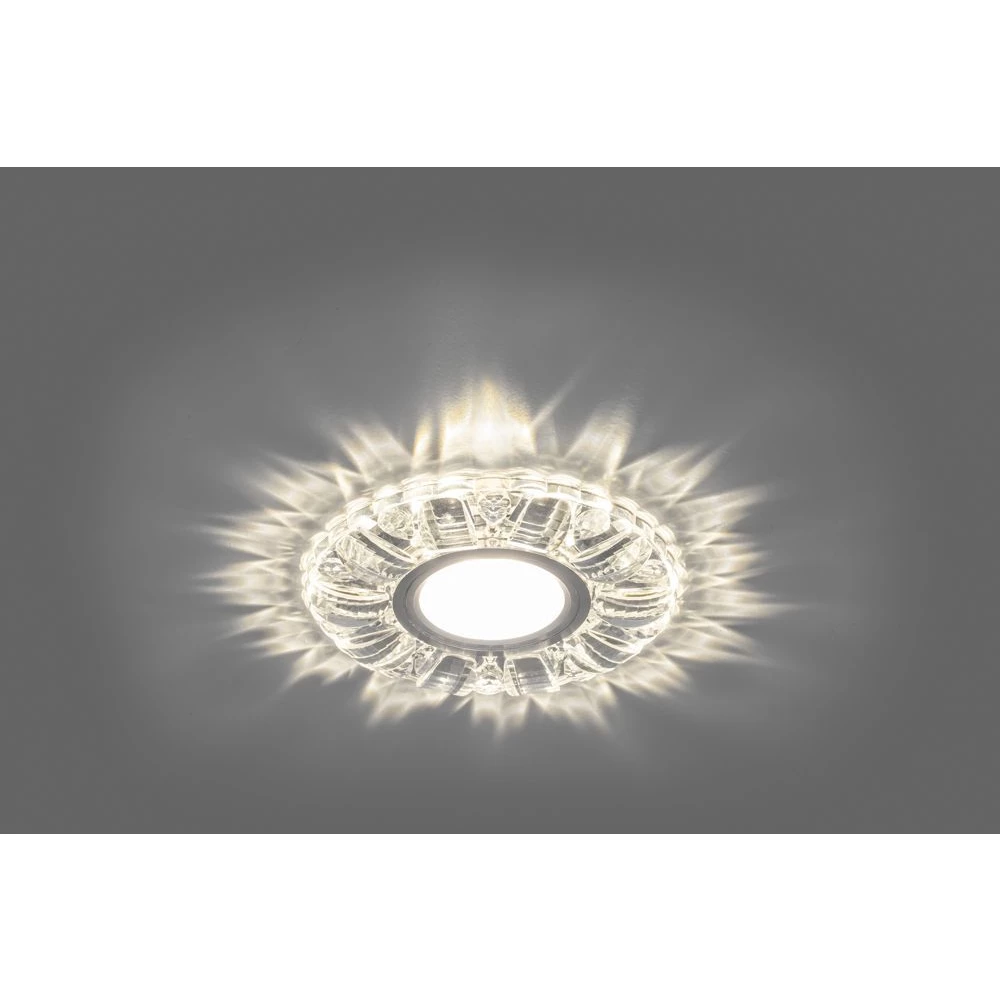 Светильник встраиваемый с белой LED подсветкой Feron CD921 потолочный MR16 G5.3 прозрачный (28896) - Viokon.com