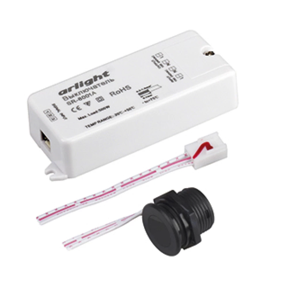 ИК-датчик SR-8001A Black (220V, 500W, IR-Sensor) (Arlight, -) 020207 - Viokon.com