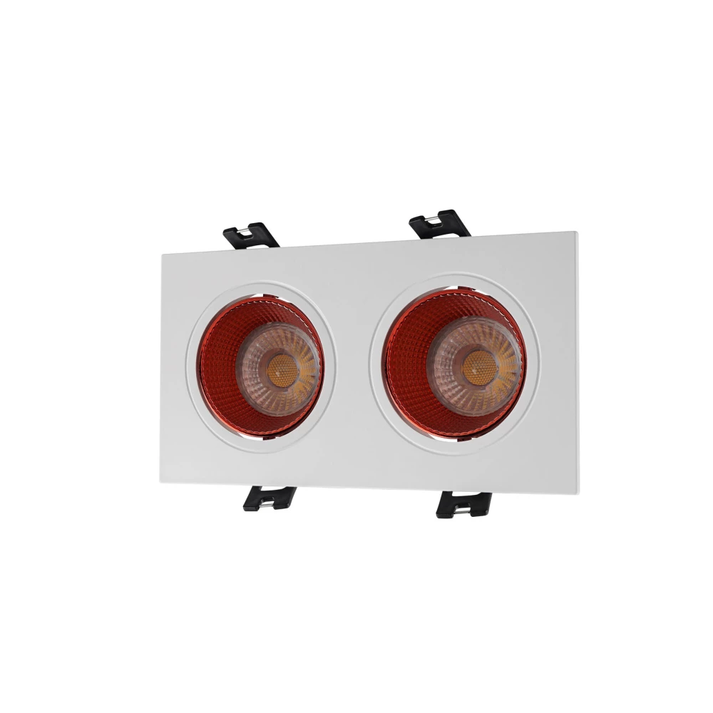 DK3072-WHRD Встраиваемый светильник IP 20 10 Вт GU53 LED белыйкрасный пластик - Viokon.com