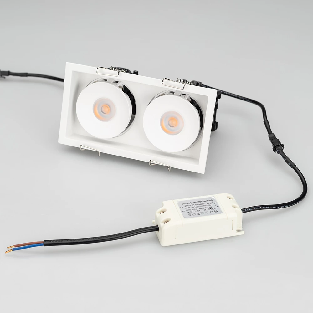 Светильник CL-SIMPLE-S148x80-2x9W Warm3000 (WH, 45 deg) (Arlight, IP20 Металл, 3 года) 026876 - Viokon.com