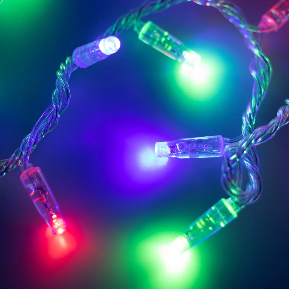 Светодиодная гирлянда ARD-STRING-CLASSIC-10000-CLEAR-100LED-LIVE RGB (230V, 7W) (Ardecoled, IP65, 1 год) 025793 - Viokon.com