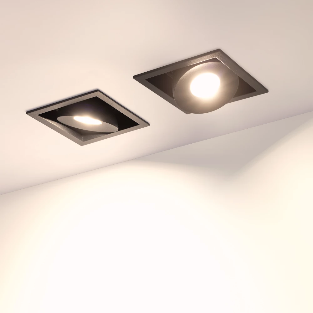 Светильник CL-SIMPLE-S80x80-9W Warm3000 (BK, 45 deg) (Arlight, IP20 Металл, 3 года) 028149 - Viokon.com