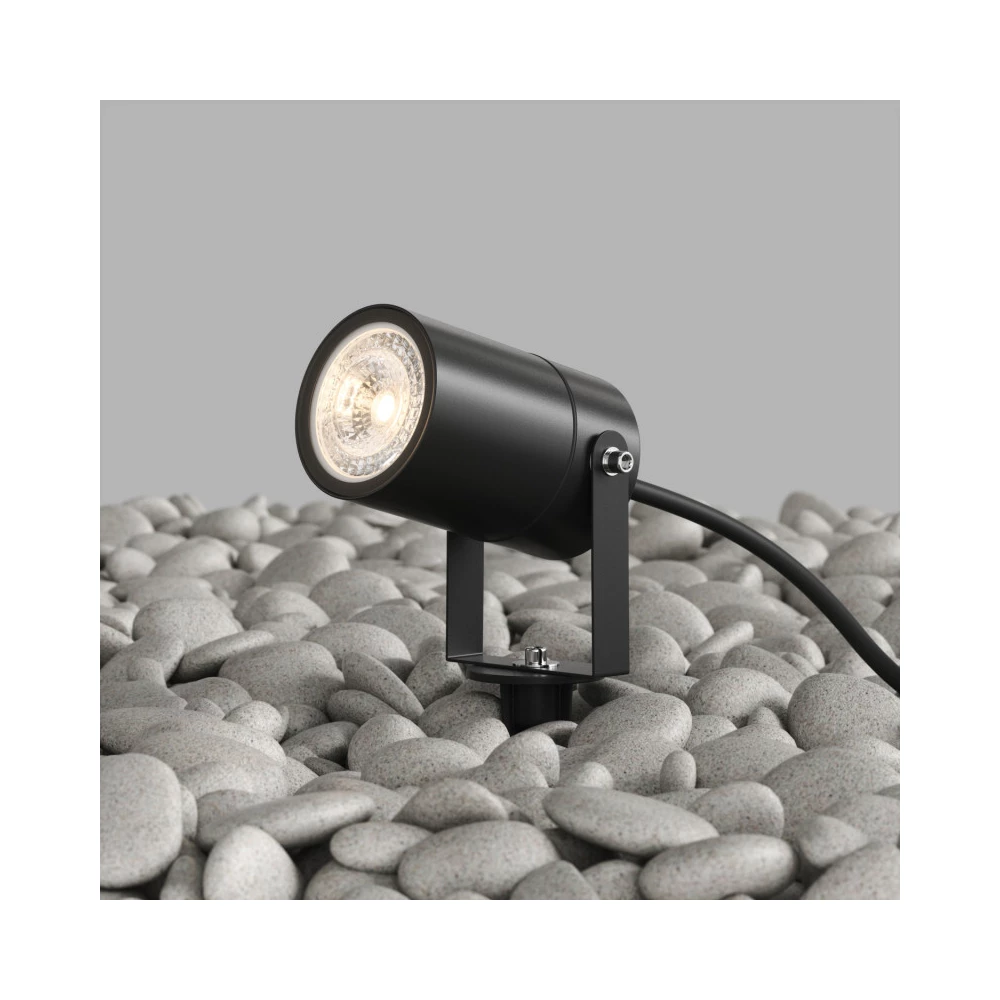 DK9800-BK Грунтовый светильник MOSS IP65 GU10 LED до 15 Вт черный алюминий - Viokon.com