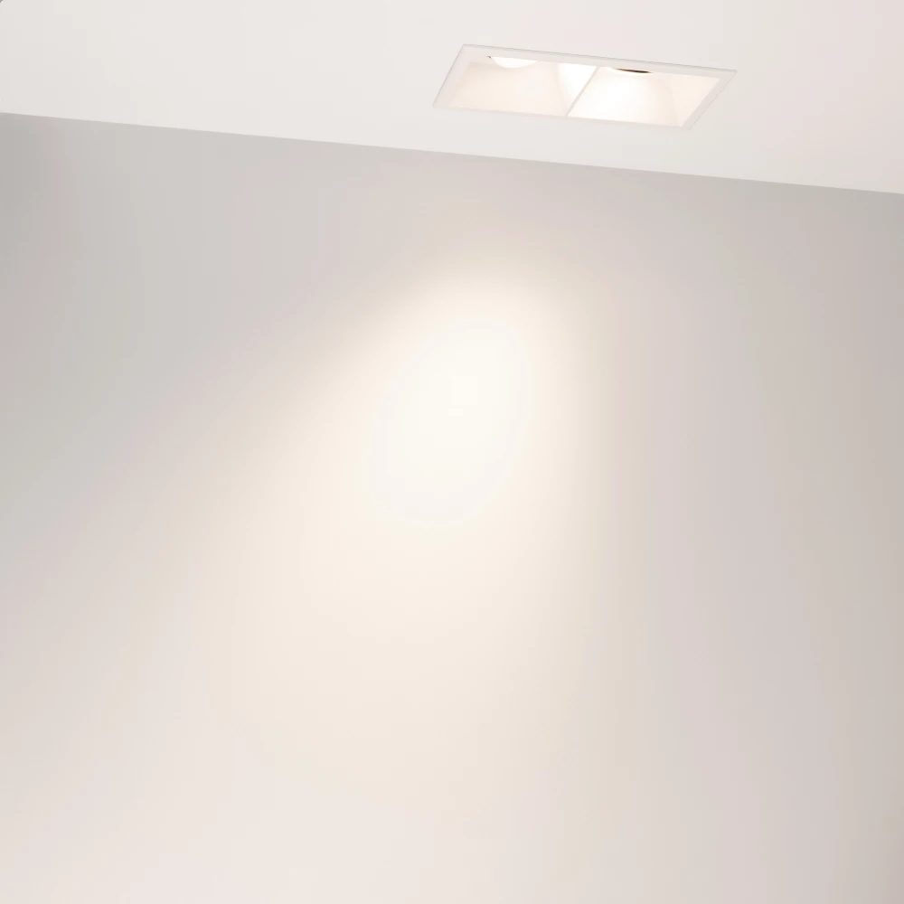 Светильник MS-FLOW-BUILT-S157x85-2x12W Day4000 (WH, 55 deg, 230V) (Arlight, IP20 Металл, 5 лет) 055934 - Viokon.com