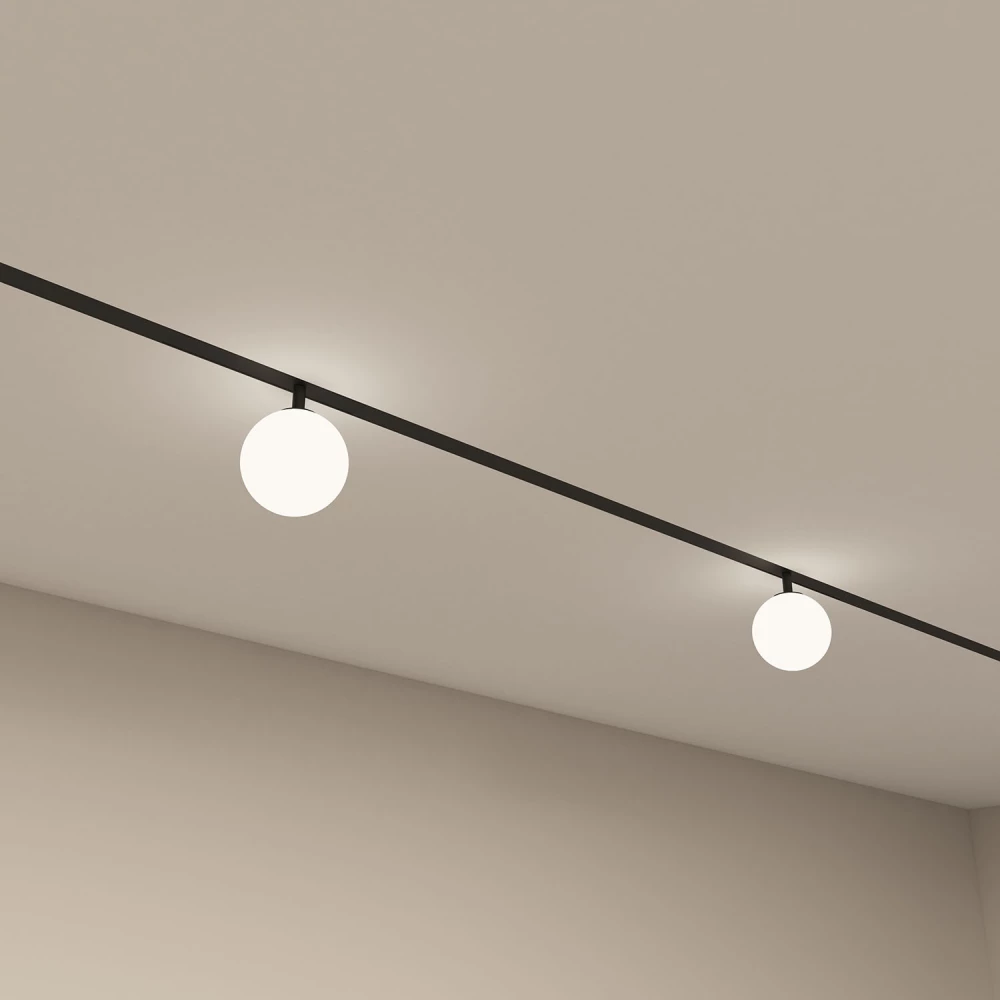 DK8050-BK Рассеивающий светильник SMART MOON 5W DIM 3000K-6000K 100мм черный акрил - Viokon.com