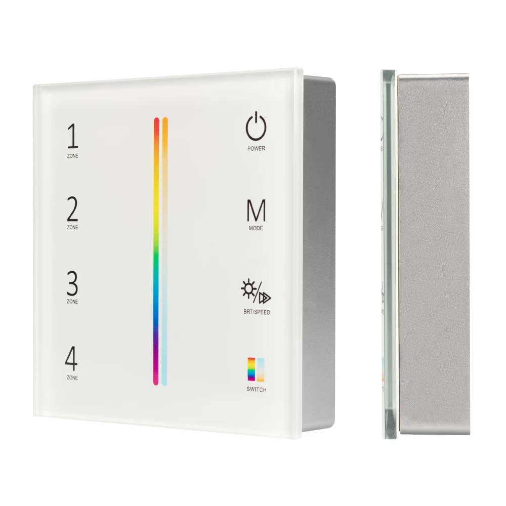 Панель Sens SMART-P55-MULTI White (3V, 4 зоны, 2.4G) (Arlight, IP20 Пластик, 5 лет) 028309 - Viokon.com