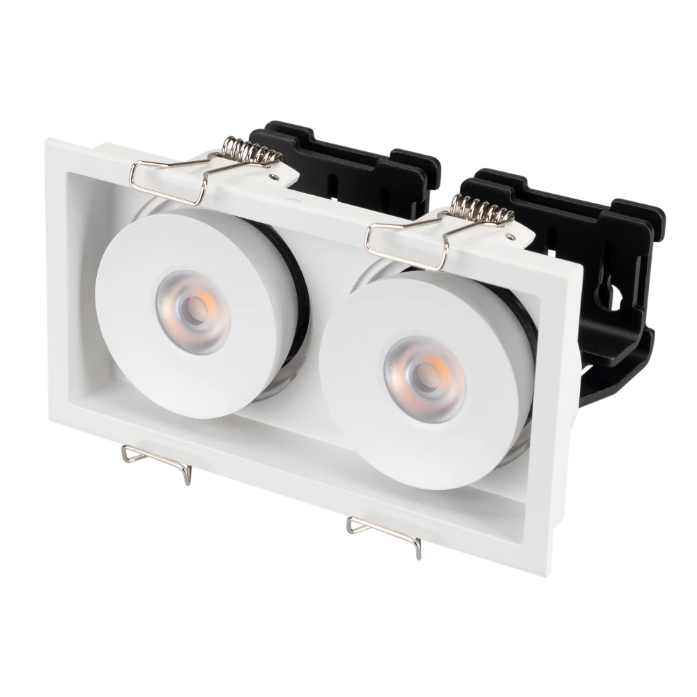 Светильник CL-SIMPLE-S148x80-2x9W Warm3000 (WH, 45 deg) (Arlight, IP20 Металл, 3 года) 026876 - Viokon.com