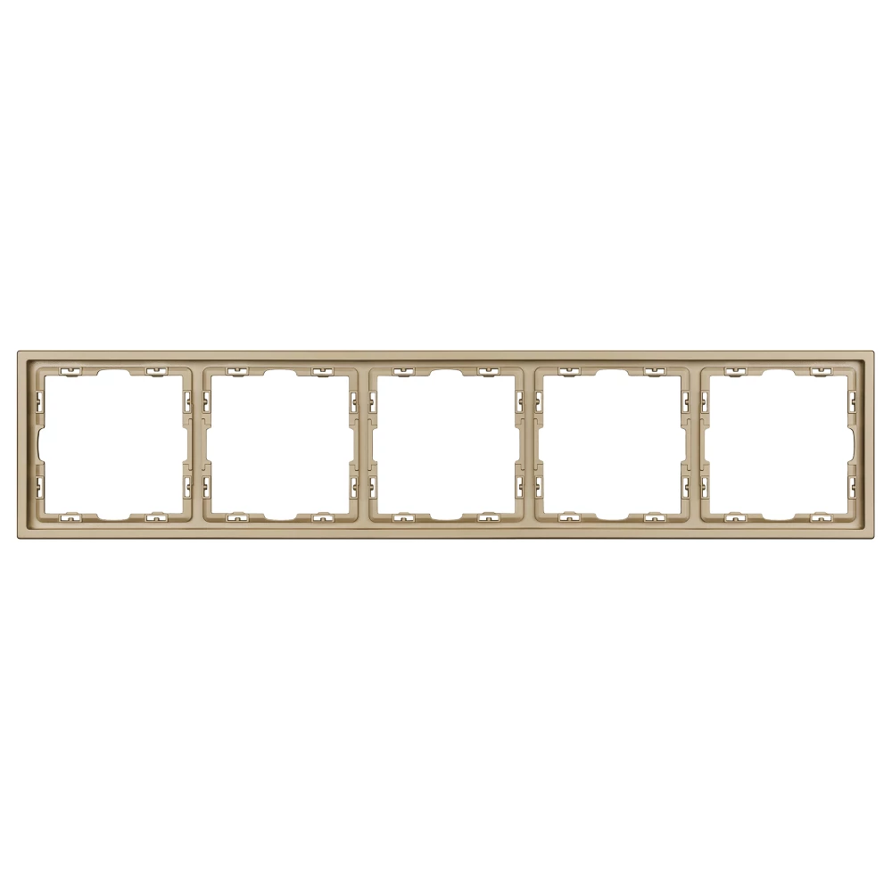 Рамка пластиковая FRM-NOBE-SFPL-5-GD (Arlight, Золотой песок) 054229 - Viokon.com