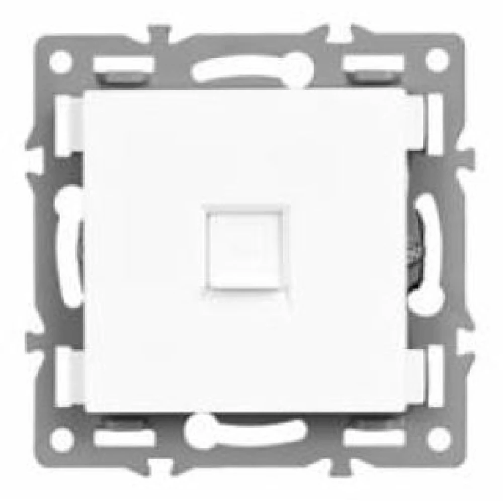 Механизм компьютерной розетки SCT-MPC1-PL-WH (RJ-45, CAT6) (Arlight, -) 045301 - Viokon.com