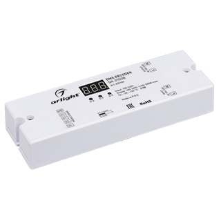 Декодер DMX SR-2703B (220V, 500W) (Arlight, IP20 Пластик, 3 года) 020184 - Viokon.com