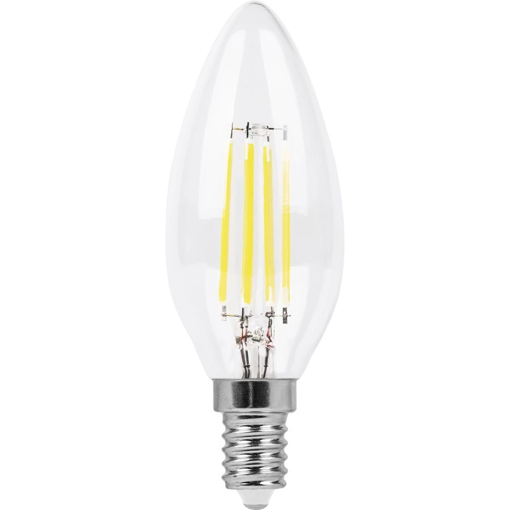 Лампа светодиодная диммируемая Feron LB-68 Свеча E14 5W 4000K (25652) - Viokon.com