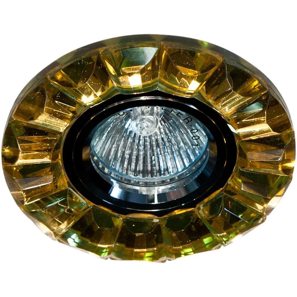 Светильник встраиваемый Feron CD2510 потолочный MR16 G5.3 желтый, хром (19175) - Viokon.com
