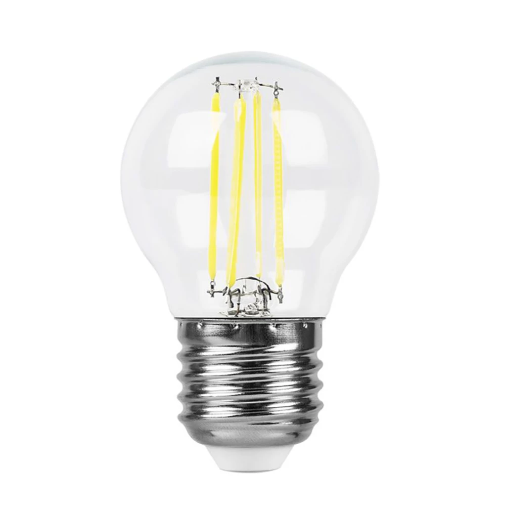 Лампа светодиодная Feron LB-52 Шарик E27 7W 230V 6400K (38222) - Viokon.com
