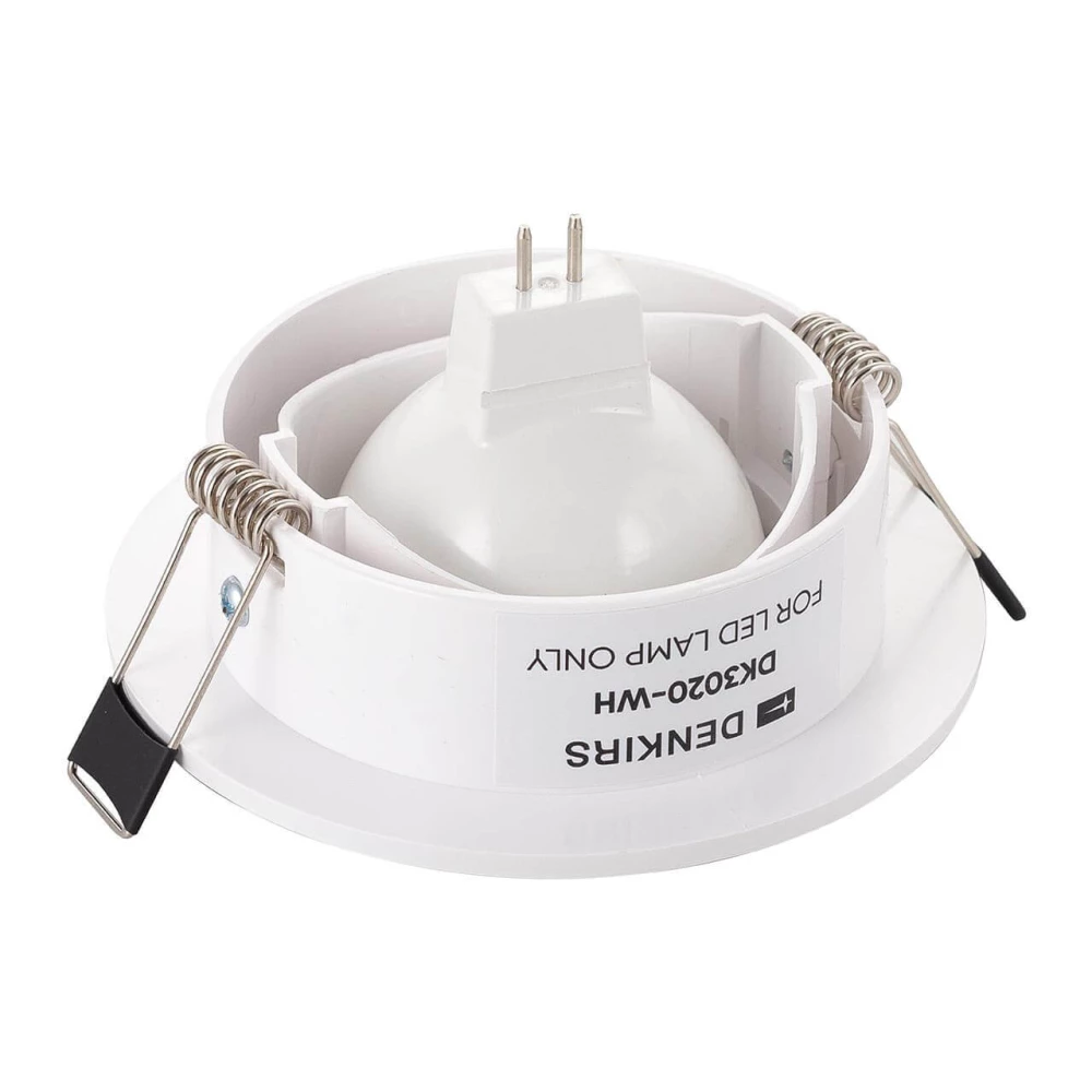 DK3020-WH Встраиваемый светильник IP 20 10 Вт GU53 LED белый пластик - Viokon.com