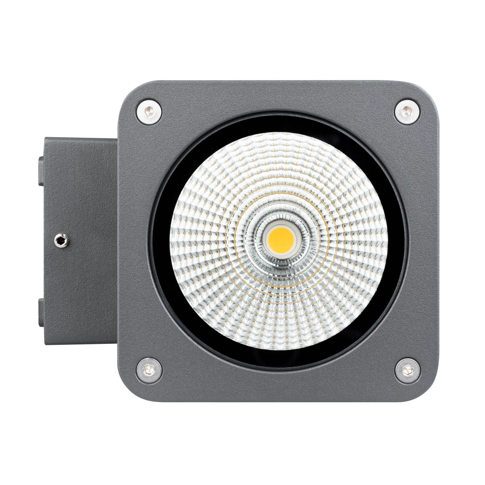 Светильник LGD-EVO-WALL-TWIN-S100x100-2x12W Warm3000 (GR, 44 deg, 230V) (Arlight, IP54 Металл, 3 года) 046195 - Viokon.com