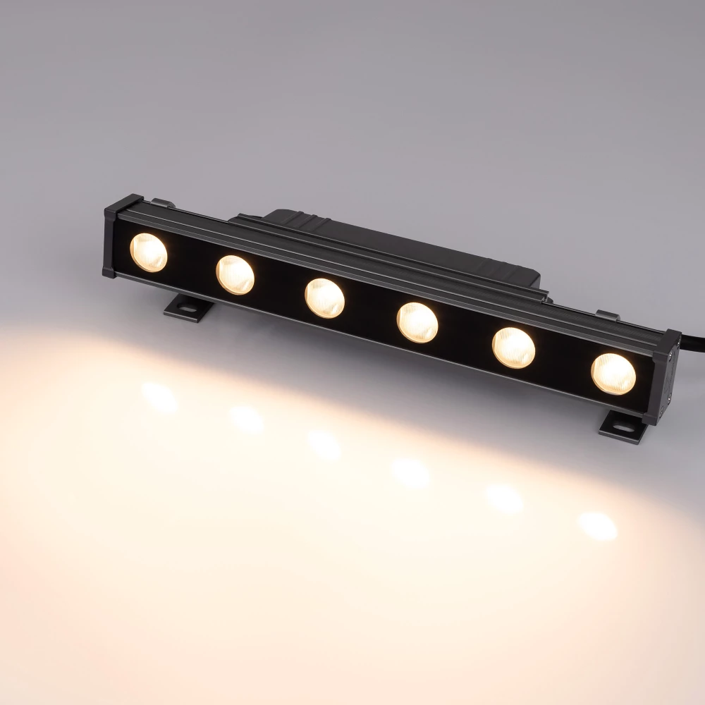 Линейный прожектор AR-LINE-300-6W Warm2700 (GR, 15x60 deg, 230V) (Arlight, IP65 Металл, 3 года) 051767 - Viokon.com