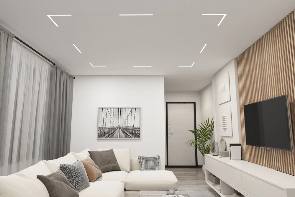 DK8004-WH Линейный светильник SMART LINEAR 18W DIM 3000K-6000K белый - Viokon.com