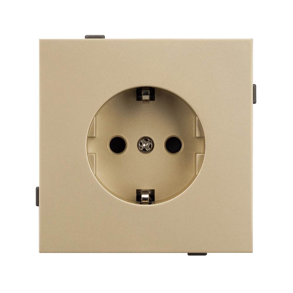 Механизм электрической розетки SCT-TENDO-MEU1-SFPL-GD (230V, 16A) (Arlight, Матовый песочный) 054639 - Viokon.com