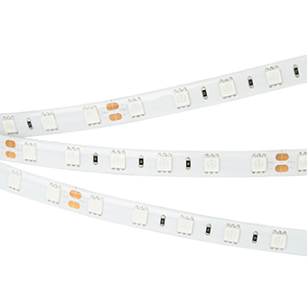 Лента RTW 2-5000SE 24V Green 2x (5060, 300 LED, LUX) (Arlight, 14.4 Вт/м, IP65) 016505 - Viokon.com
