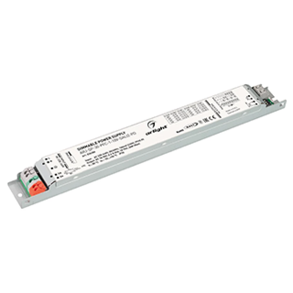 Блок питания ARJ-SP-30-PFC-1-10V-DALI2-PD (30W, 18-90V, 0.2-0.55A) (Arlight, IP20 Металл, 5 лет) 036286 - Viokon.com