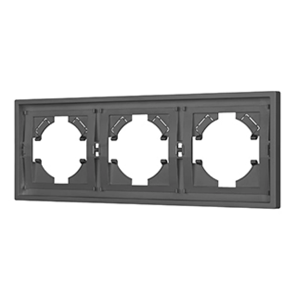 Рамка пластиковая FRM-TENDO-SFPL-3-GR (Arlight, Матовый песочный) 054652 - Viokon.com
