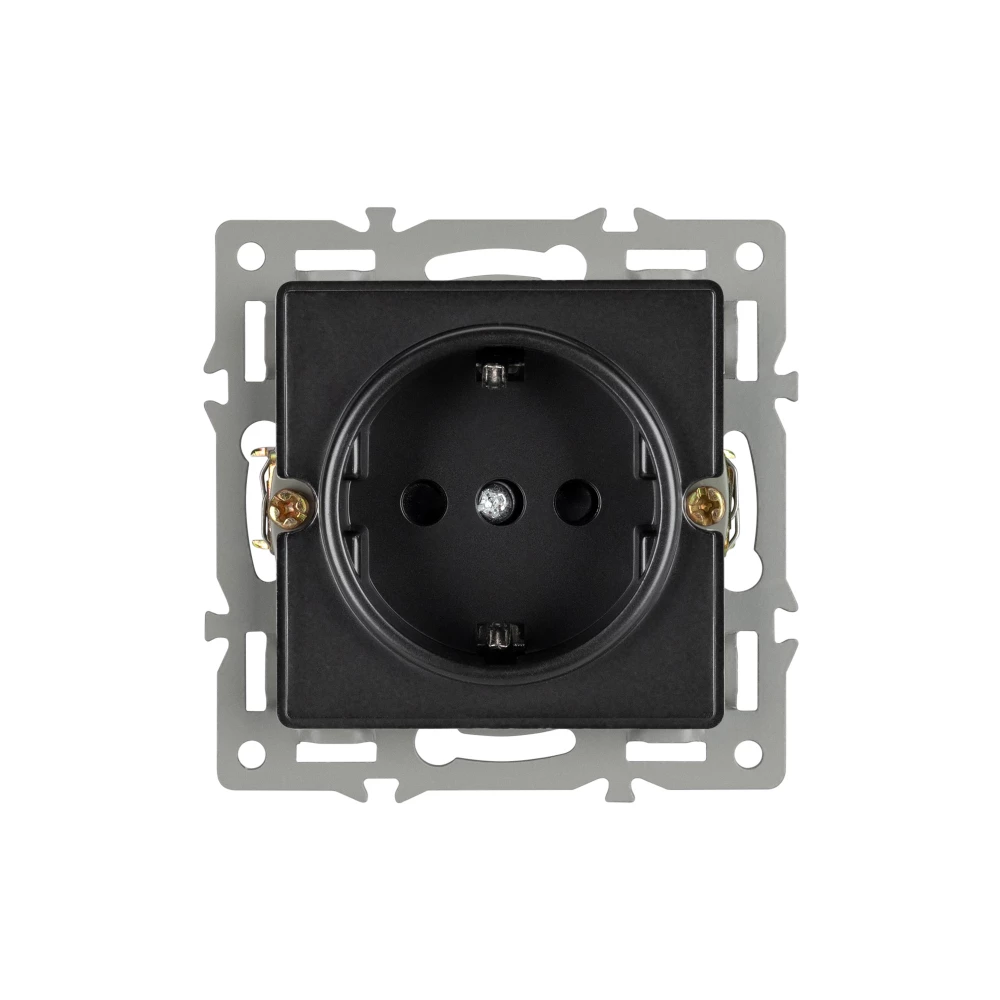 Механизм электрической розетки SCT-GP-MEU-PL-BK (250V, 16A) (Arlight, -) 043740 - Viokon.com