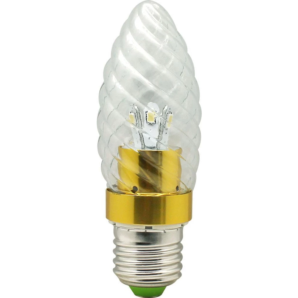 Лампа светодиодная, 6LED(3.5W) 230V E27 2700K золото, LB-77 (25347) - Viokon.com