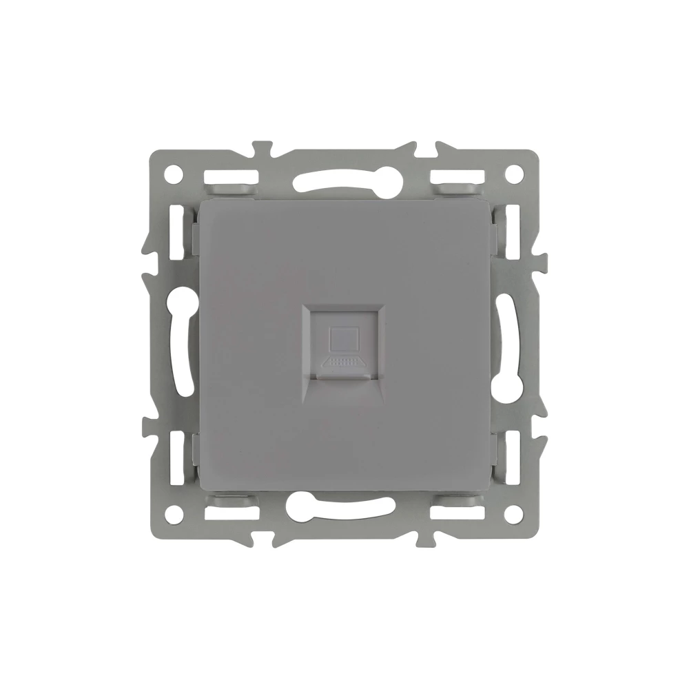 Механизм компьютерной розетки SCT-MPC1-PL-GR (RJ-45, CAT6) (Arlight, -) 045335 - Viokon.com