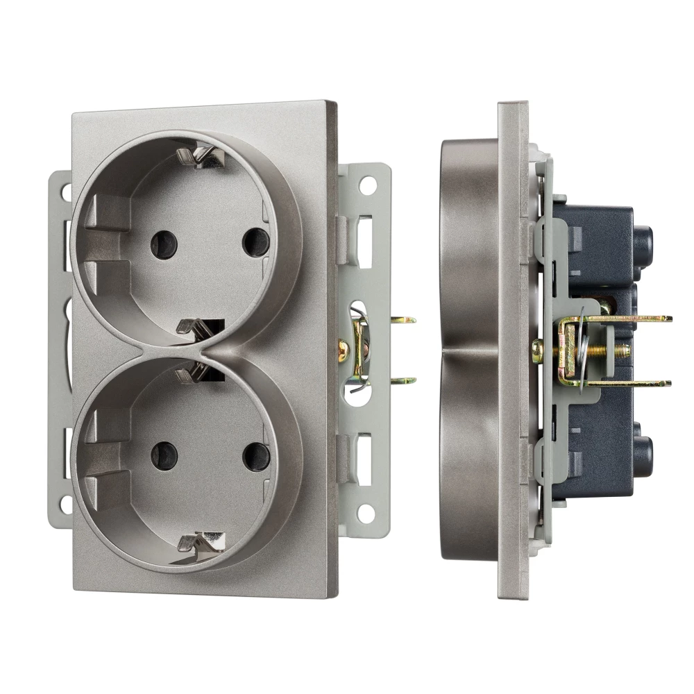 Механизм электрической розетки SCT-MEUD-PL-GR (250V, 16A) (Arlight, -) 043766 - Viokon.com