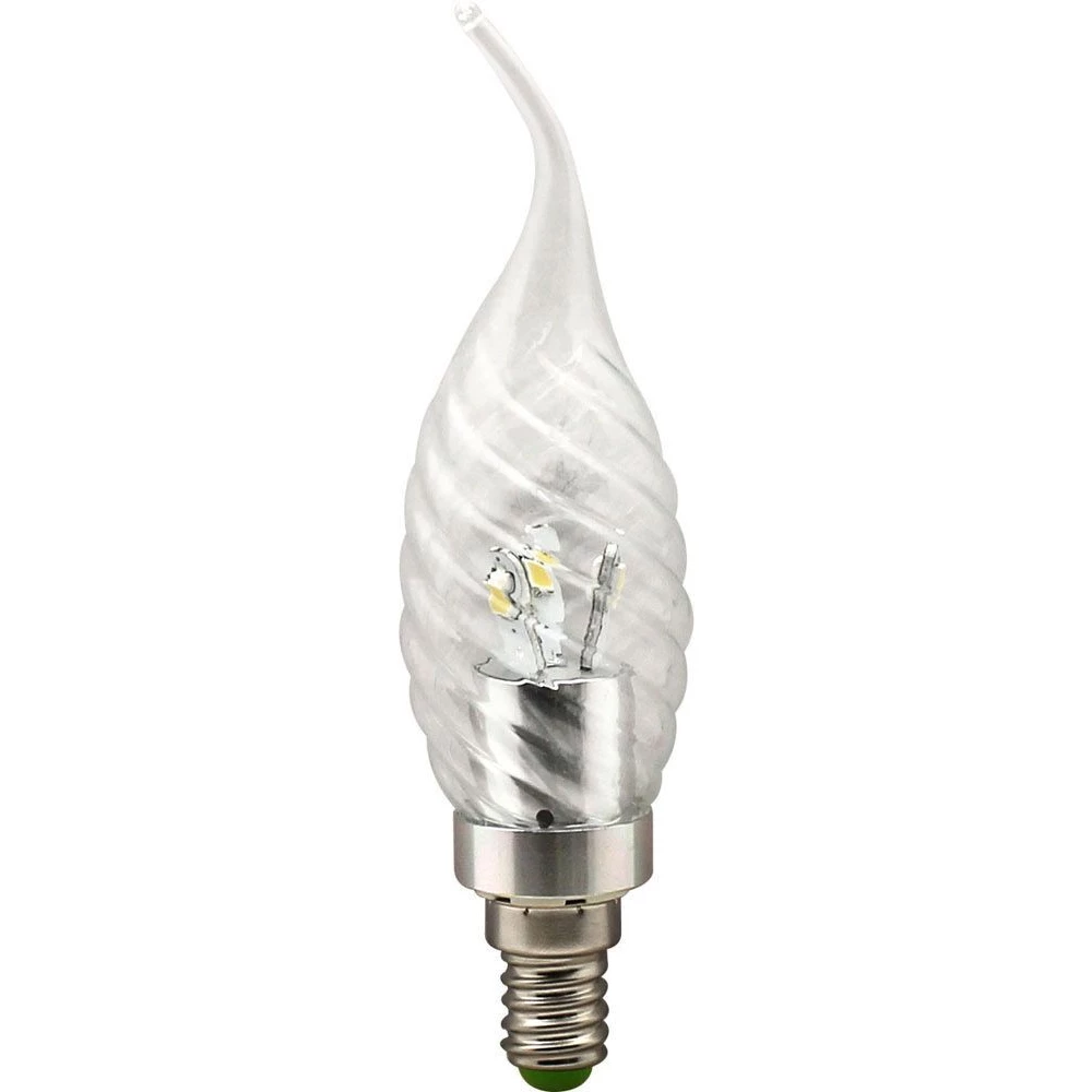 Лампа светодиодная, 6LED(3.5W) 230V E14 2700K хром, LB-78 (25358) - Viokon.com