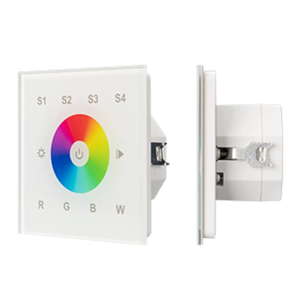 INTELLIGENT ARLIGHT Сенсорная панель DALI-901-11-1G-4SC-RGBW-DT8-IN White (BUS/230V) (IARL, IP20 Пластик, 3 года) 037200 - Viokon.com