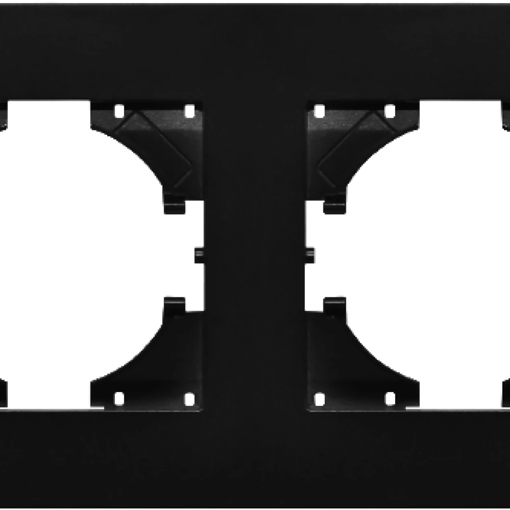 Рамка пластиковая FRM-PERIO-PL-4-BK (Arlight, -) 049759 - Viokon.com