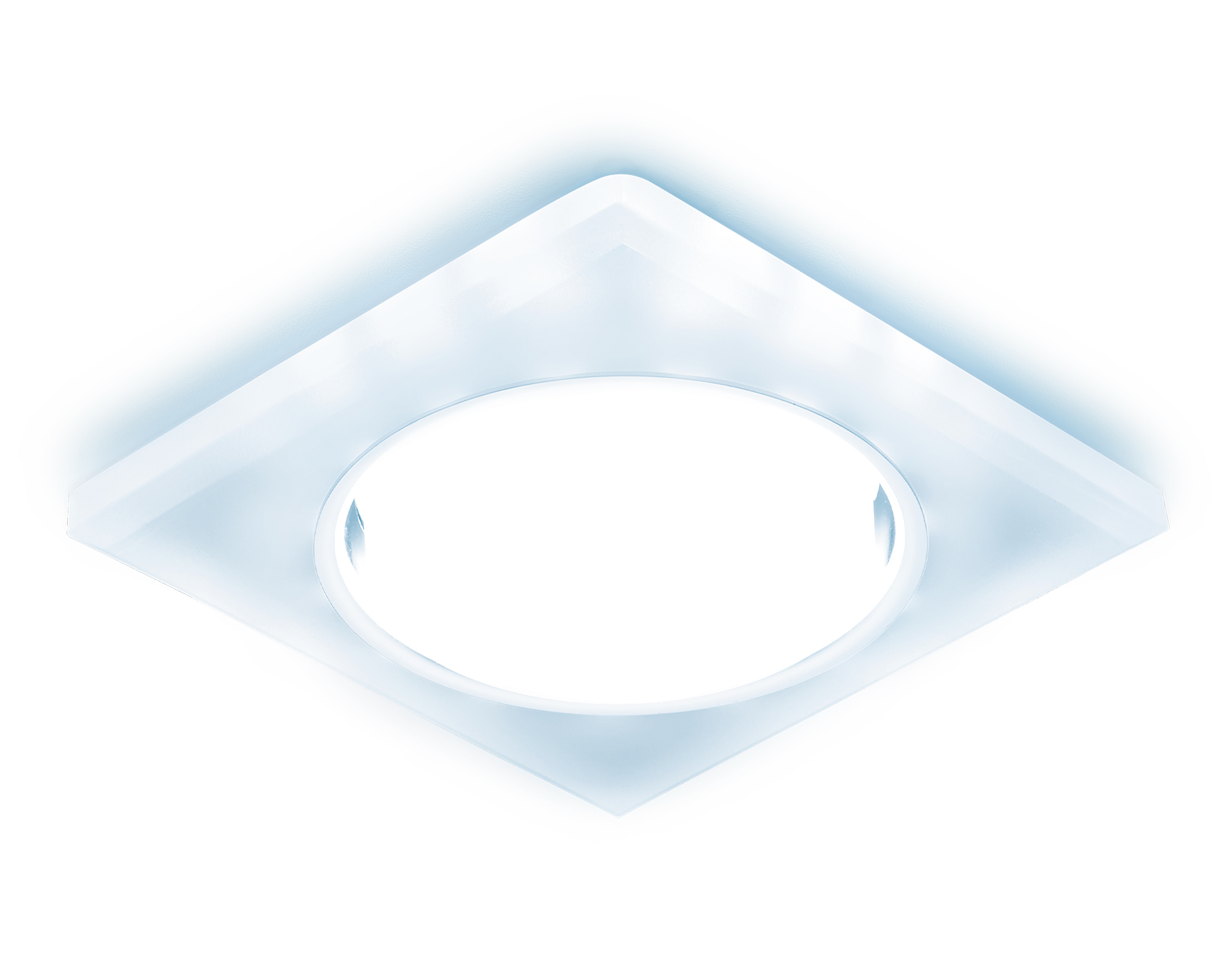 Встраиваемый точечный светильник GX53 с LED подсветкой G215 WH/CH/CLD хром/матовый GX53+3W(LED COLD) - Viokon.com