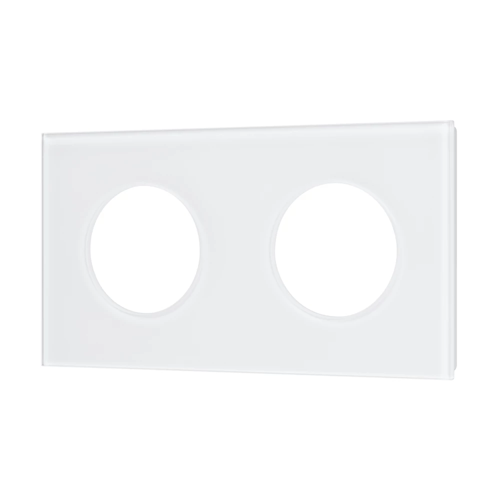 Рамка стеклянная FRM-GLARE-GC-2-WH (Arlight, -) 043835 - Viokon.com