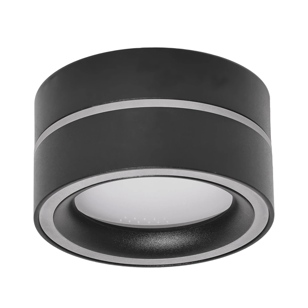 Светильник потолочный Feron HL455 12W, 230V, GX53, черный (48753) - Viokon.com