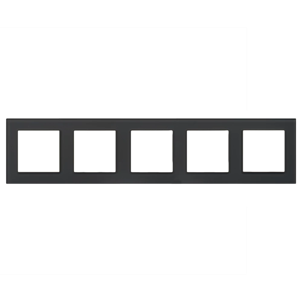 Рамка стеклянная FRM-GLARE-GS-5-BK (Arlight, -) 043806 - Viokon.com