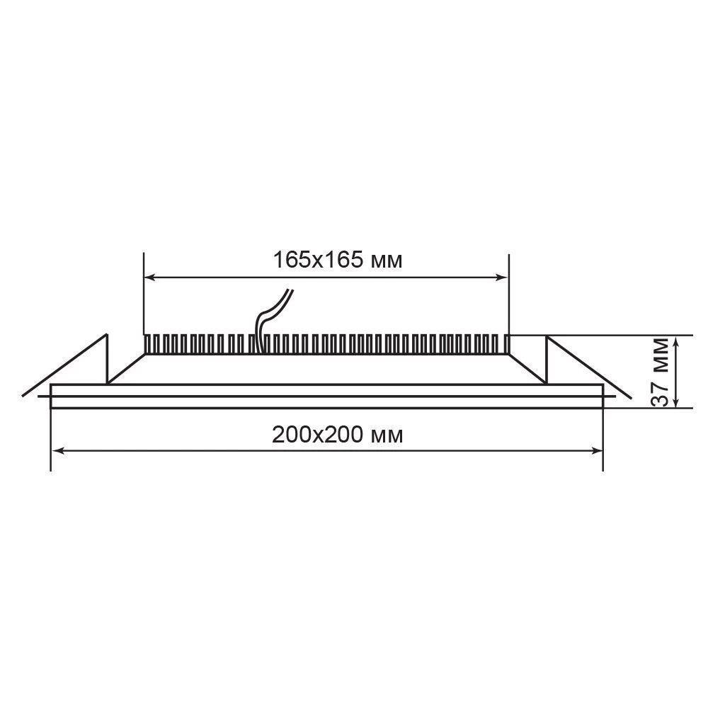 Светодиодный светильник Feron AL2111 встраиваемый 20W 4000K белый (27790) - Viokon.com
