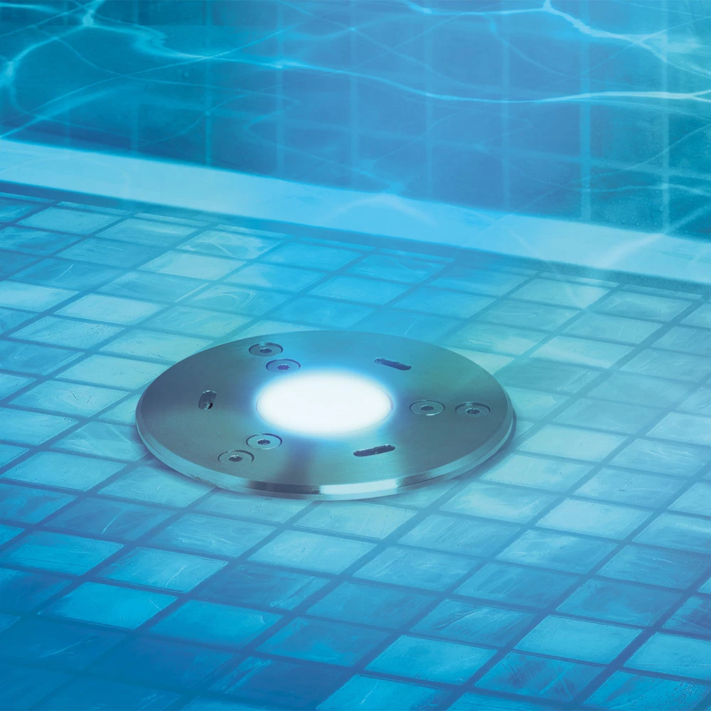 Светильник KT-AQUA-COLOR-R85-9W RGB (SL, 25 deg, 12V) (Arlight, IP68 Металл, 3 года) 024939 - Viokon.com