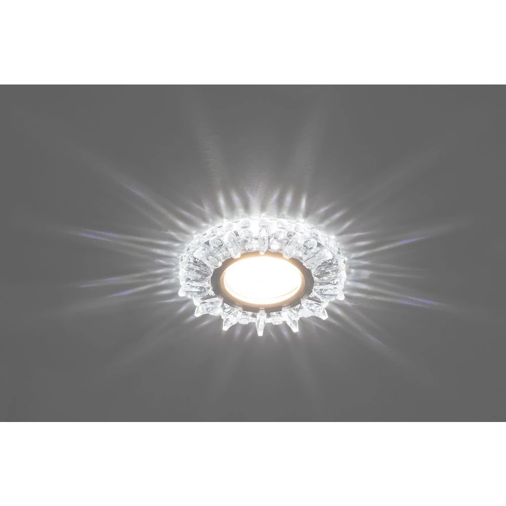 Светильник встраиваемый с белой LED подсветкой Feron CD910 потолочный MR16 G5.3 прозрачный (28893) - Viokon.com
