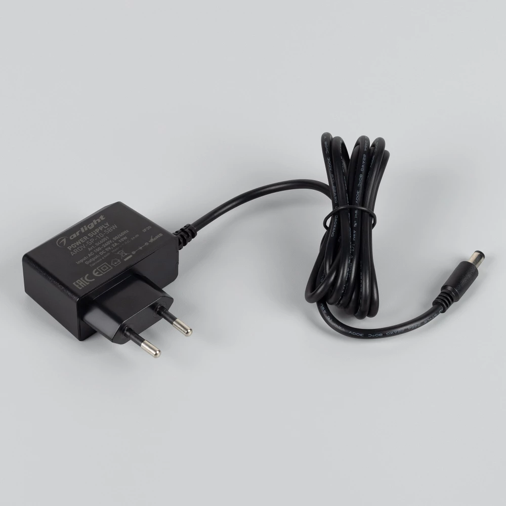 Блок питания ARDV-SP-10-5BW (5V, 2A, 10W) (Arlight, Адаптер, 5 лет) 046051 - Viokon.com