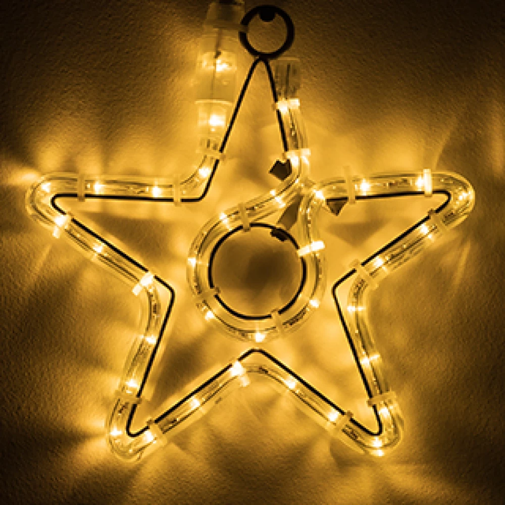 Фигура светодиодная ARD-STAR-M4-200x220-36LED Warm (230V, 2.5W) (Ardecoled, IP65, 1 год) 034250 - Viokon.com