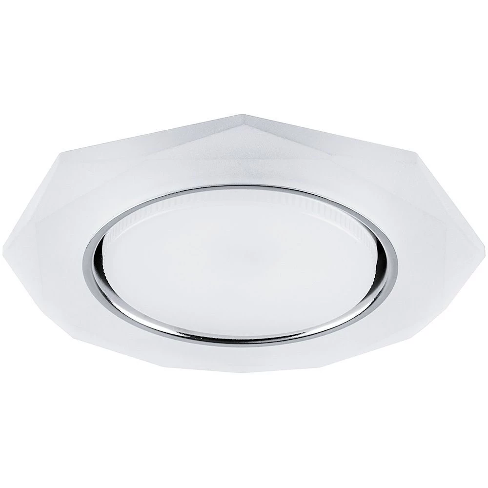 Светильник встраиваемый с белой LED подсветкой Feron CD5021 потолочный GX53 без лампы, белый матовый (32660) - Viokon.com
