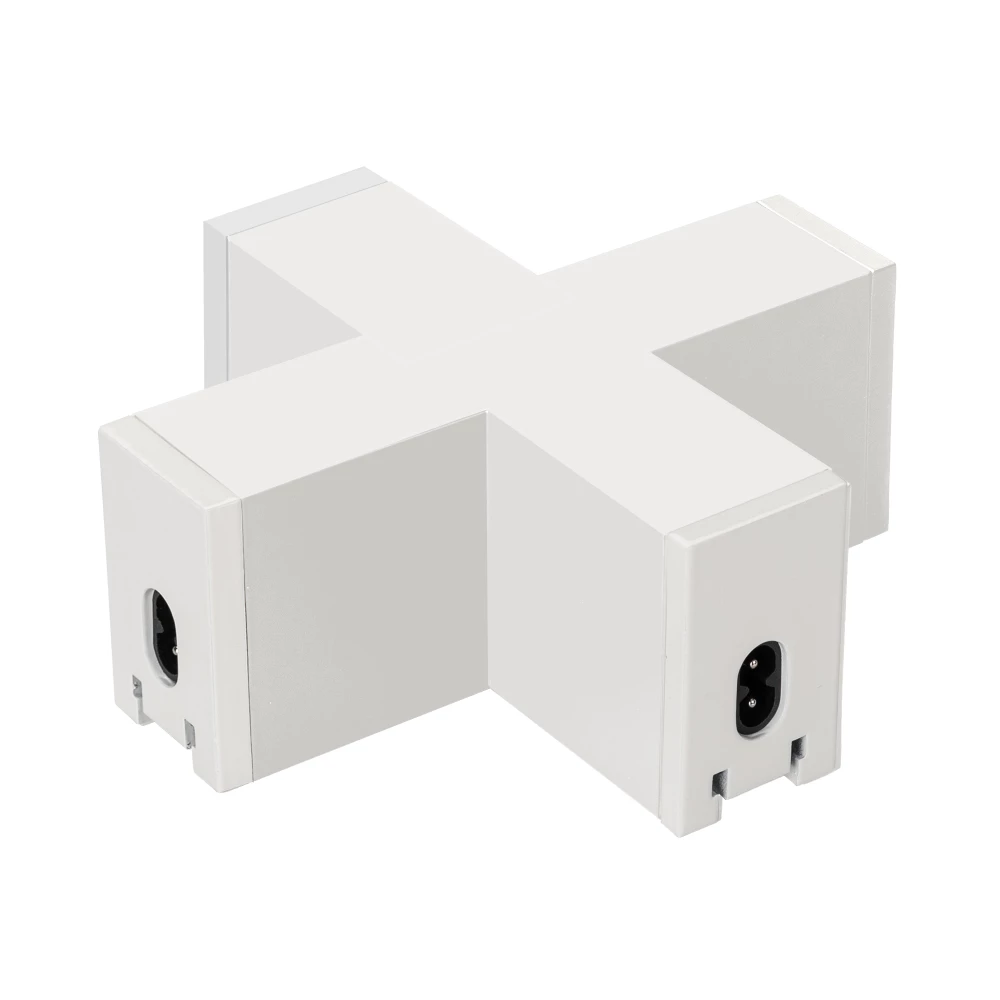 Коннектор крестовой NEO-CLIP-38-CON-X-WH (Arlight, IP40 Металл, 3 года) 028938 - Viokon.com