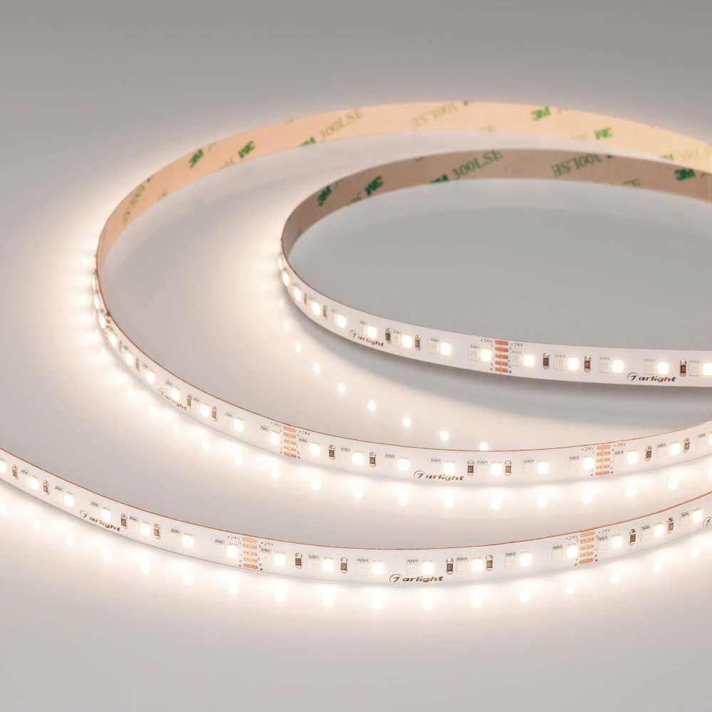 Лента RT-A168-10mm 24V RGBW-Day (20 W/m, IP20, 5m) (Arlight, высок.эфф.150 лм/Вт) 056878 - Viokon.com