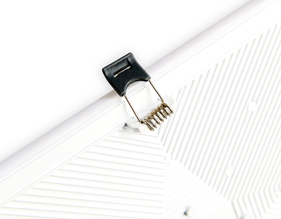 Встраиваемый cветодиодный светильник с подсветкой DCR337 24W+6W 6400K/3000K 85-265V 230*230*32 (A210*210) - Viokon.com