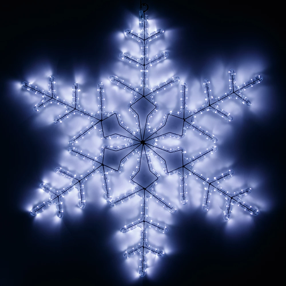 Фигура светодиодная ARD-SNOWFLAKE-M3-920x920-432LED White (230V, 27W) (Ardecoled, IP65, 1 год) 025306 - Viokon.com