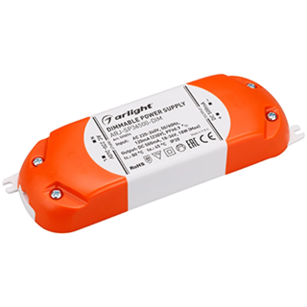 Блок питания ARJ-SP36500-DIM (18W, 500mA, PFC, Triac) (Arlight, IP20 Пластик, 3 года) 025074 - Viokon.com