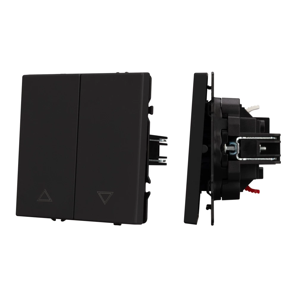 Механизм выключателя управления шторами SWT-NOBE-MKR2-SFPL-BK (230V, 10A) (Arlight, Черный оникс) 054273 - Viokon.com
