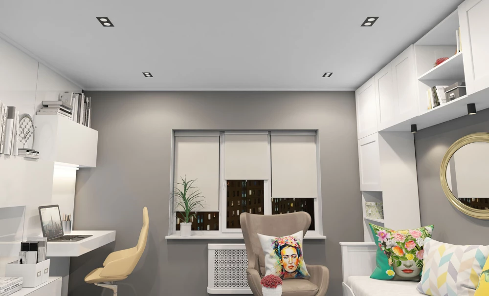 DK3072-BKWH Встраиваемый светильник IP 20 10 Вт GU53 LED черныйбелый пластик - Viokon.com
