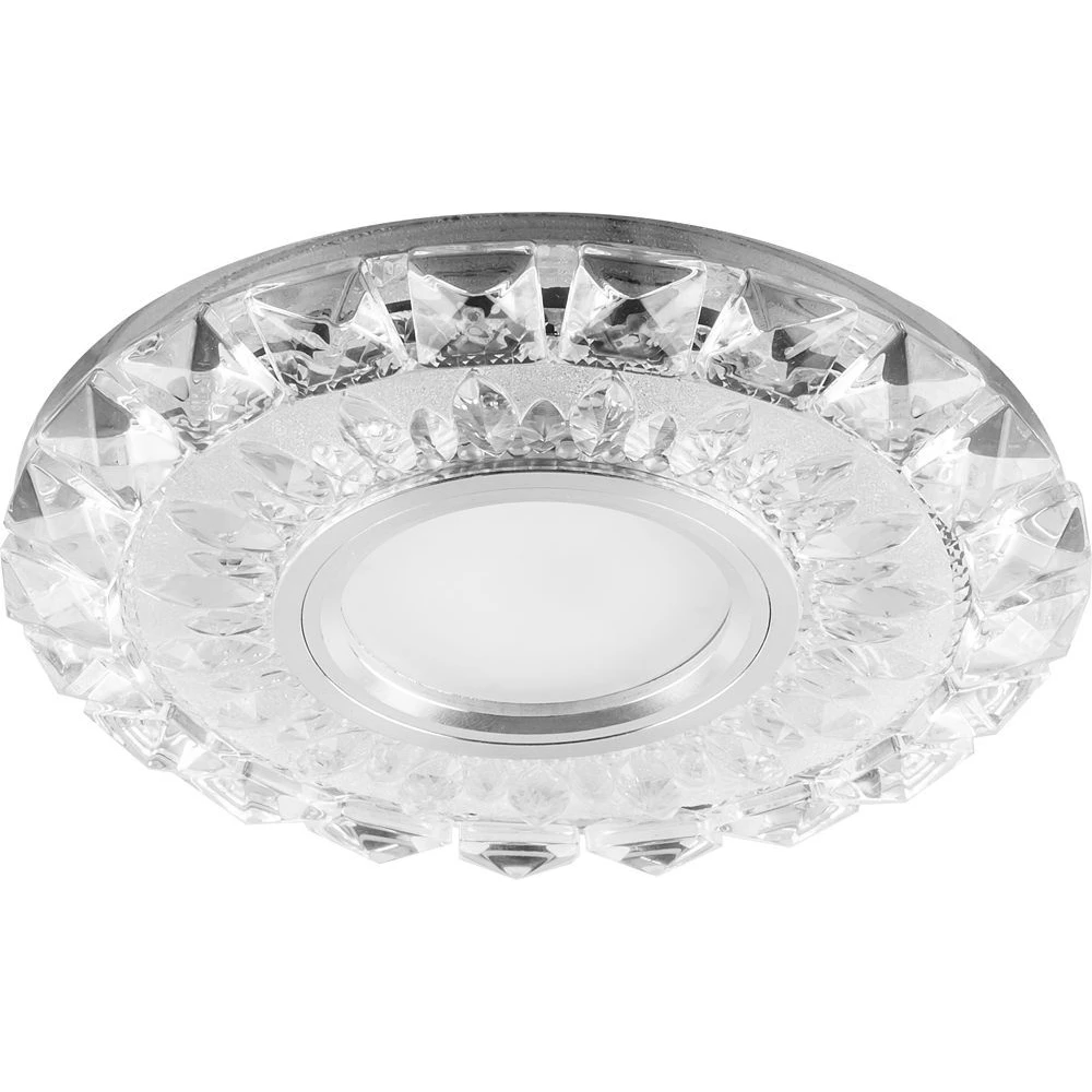 Светильник встраиваемый с белой LED подсветкой Feron CD922 потолочный MR16 G5.3 прозрачный (28897) - Viokon.com